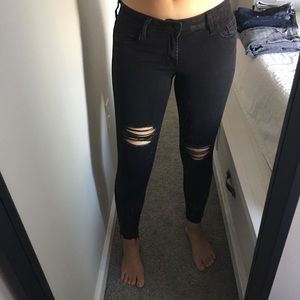 Old Navy Rockstar Black Skinny Jeans